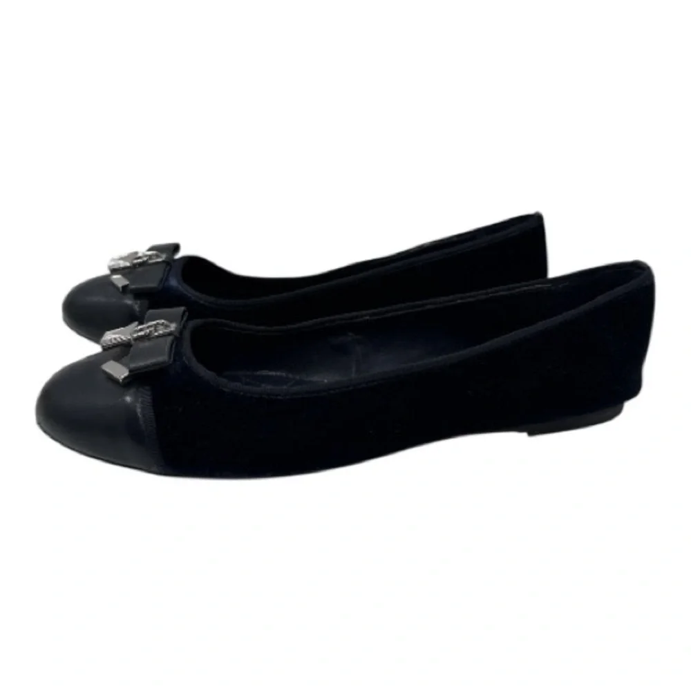 MICHAEL Michael Kors Navy Blue Flats with Bow Accent